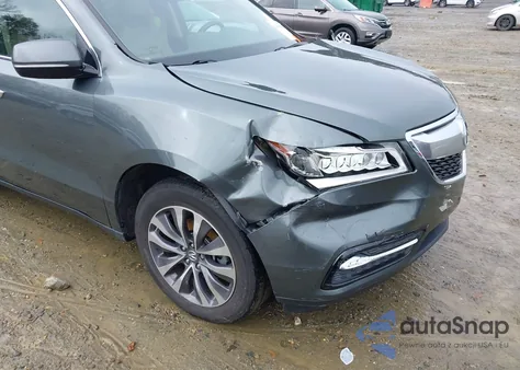 2015 Acura Mdx Technology Package z USA, uszkodzony, nr VIN 5FRYD3H41FB013946